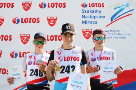 Arkadiusz Jojko na II miejscu podium